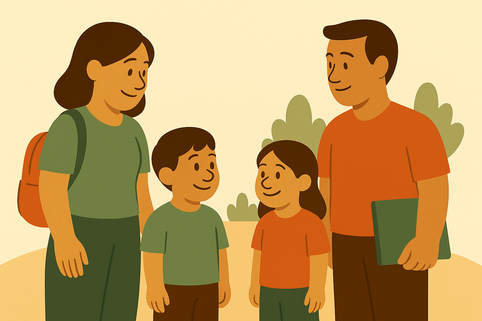 Supportive co-parenting journey